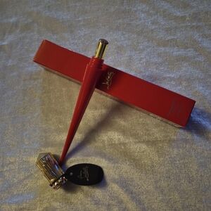 Christian Louboutin Rouge Silletto Slimstick Glossy Shine Lipstick Bare Bocc